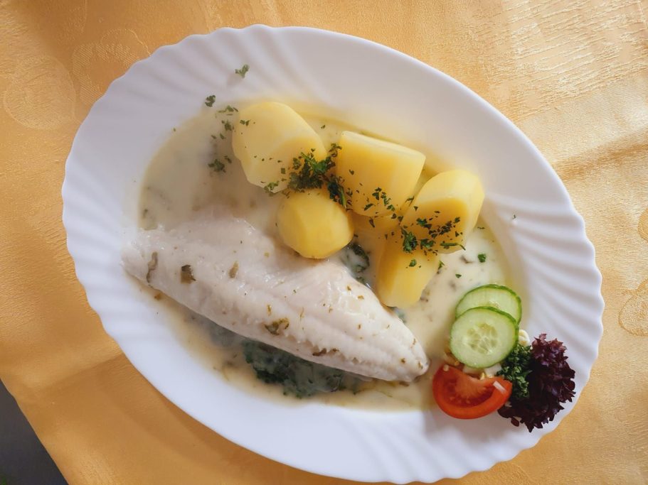 Gedünstetes Zanderfilet