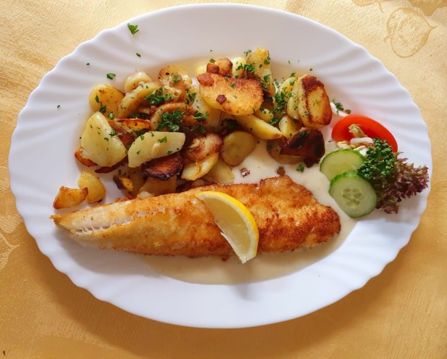 Kross gebratenes Zanderfilet